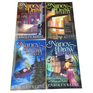 Nancy Drew Diaries by Carolyn Keene Set Of 4 Mistakes Heliotrope Thriller Mystic